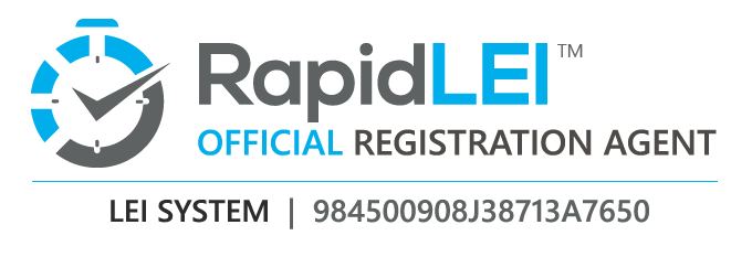 Επίσημος πράκτορας εγγραφής RapidLEI - LEI System Αριθμός LEI: 984500908J38713A7650